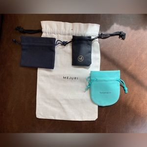 Unused Jewelry bags - Tiffany, mejuri